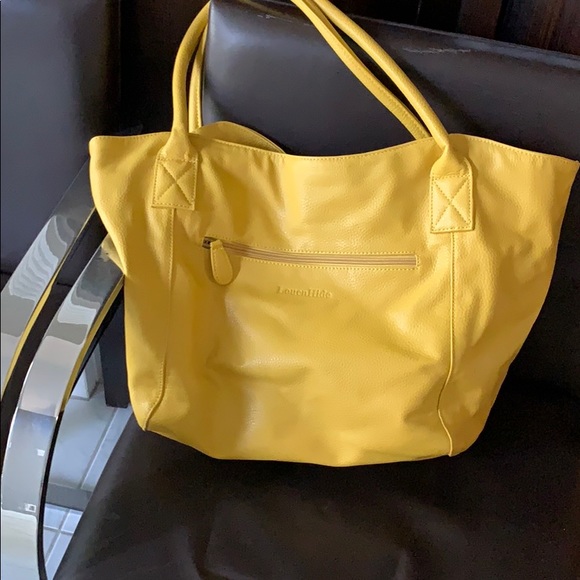 Handbags - Mustard tote bag - brand LouenHide.